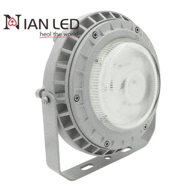 China Aluminum Outdoor Explosion-proof Customs Lead Series Garden Light LED Lamp Disc Product Size Light Can Be Customized 40W Power Floodlight for sale