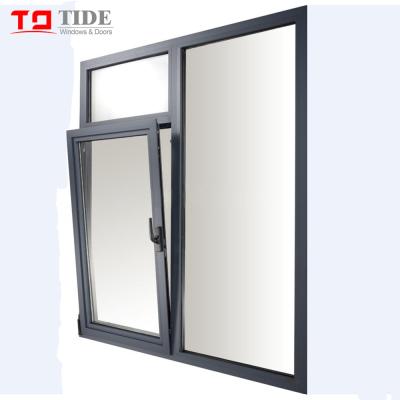 China Swing Center Pivot Windows For Safety Double Glazed Tempered Glass for sale