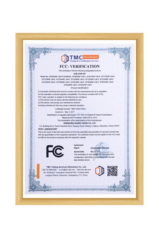 FCC - Shenzhen Share Vision Co., Ltd.