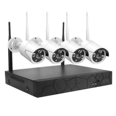 China Wireless Siren 1080p Wireless CCTV Security Camera System 4ch Wifi Surveillance NVR Kit 8 Channel NVR Camera System for sale