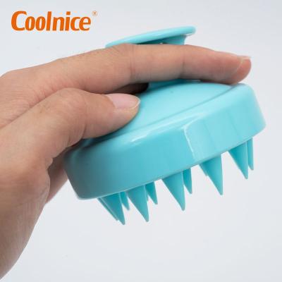 China Beauty Care Silicone Massager Hair Brush Head Scalp Cleaning Head Massage for sale