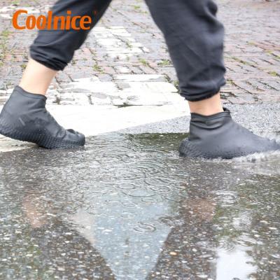 China Coolnice Anti Pollution Washable Waterproof Mud Silicone Anti Slip Shoe Cover for sale