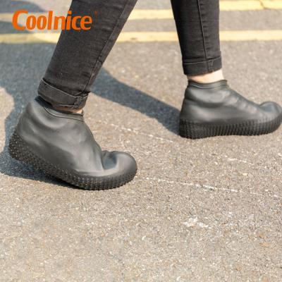 China Waterproof Silicone Shoe Covers Rain Waterproof Slip Resistant Rubber Slip On Shoe Cover for sale