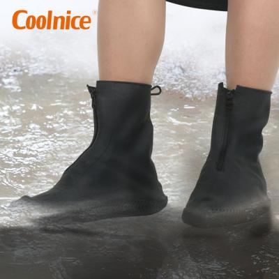 China Half Men Rain Cover Waterproof Waterproof Silicone Material Boots Rain Shoe Covers for sale