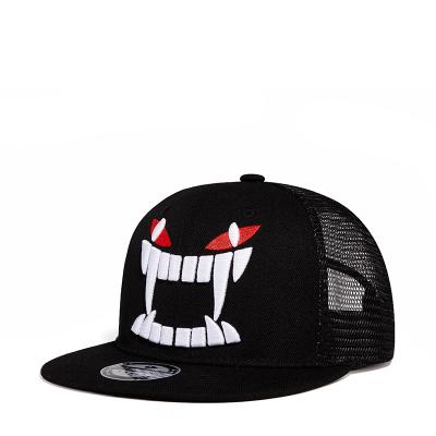 China 2022 new hip-hop hat men's street fashion three-dimensional embroidery mesh hat for sale