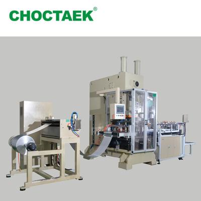 China Full-auto Food Aluminum Foil Container Production Line CTJF-60T for sale