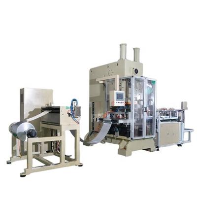 China To produce aluminum foil container 650ml aluminum foil container machine three cavities aluminum foil container machine for sale