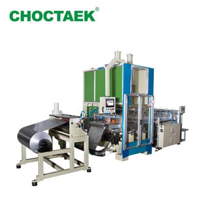 China C1300 Food Aluminum Foil Container Making Machine With Four Way Stacker for sale