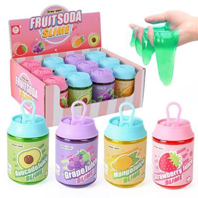 China New Arrival Fruit Soda Mud Set Mud Mud Clear Box Antistress 1022005 for sale