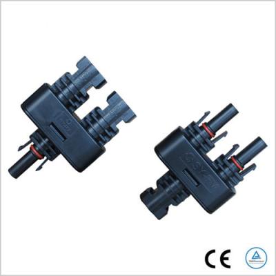 China MC4 Solar Branch Connector Waterproof For Paralleling Solar Panels for sale