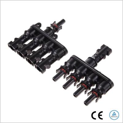 China Corrosion Resistant T Branch Connector , MC4 Solar Panel Branch Connector for sale