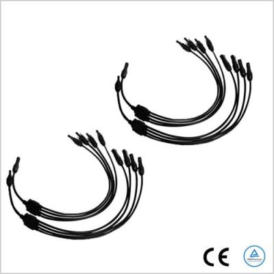 China Waterproof MC4 Y Connector For Connecting Solar Panels In Parallel / Series for sale