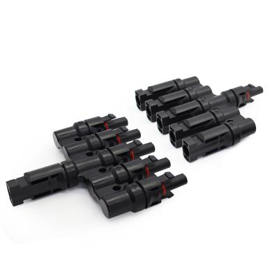 China Anti - Aging T Branch Connector , MC4 Solar Panel Branch Connector for sale