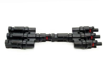 China Stable Performance T Branch Connector , MC4 Solar Branch Connector for sale