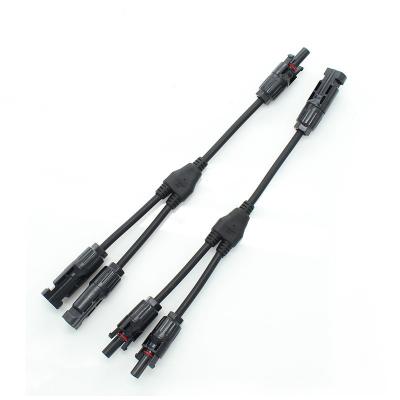 China IP67 Y Cable Connector For Connecting Solar Panels In Parallel / Series for sale