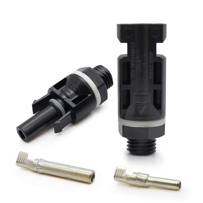 China Anti - Aging MC4 Solar Connector / Solar Panel Male And Female Connectors for sale