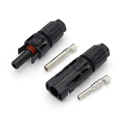 China Dust Proof Solar DC Connectors , PPO Insulated MC4 PV Connectors for sale