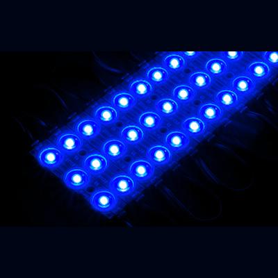 China Advertising Light Boxes USA LED Module 12V 1.32W 3 Chip LED Module CE RoHS Certification RGB LED Running Blue Module à venda