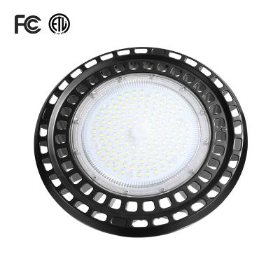 China ETL Warehouse Certification 100W UFO LED High Bay Light smd3030 130lm/w IP65 LED High Bay Light for sale