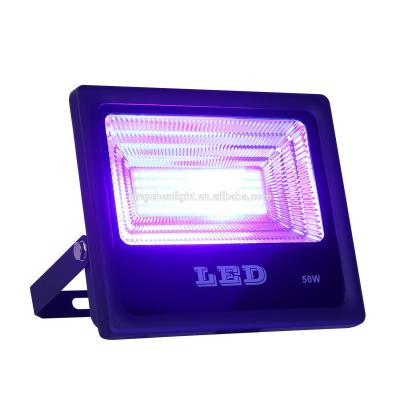 China 50W Outdoor Ultraviolet LED Blacklights Flood Light Treatment for DJ Disco Nightclubs UV Light Glow Bar Blacklight Dance Party for sale