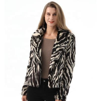 China Winter Knitted Fur Coat Apparis Faux Mink Trendy Jackets Luxury Women Breathable for sale