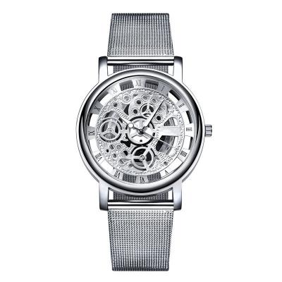 China Wholesale custom fashion automatic date simple men's cavity stainless steel waterproof sports quartz unisex watches for sale