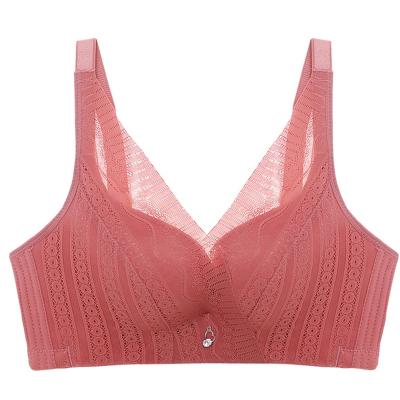 China 2021 Hot Sale Comfortable Lace Cotton Radio Antibacterial Push Up Women Bra for sale