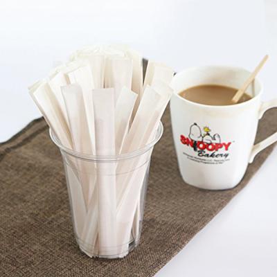 China Free sample 5cm 10cm 12cm 15cm 20cm viable new arrival custom made bamboo coffee stirrer stick of size disposab for sale