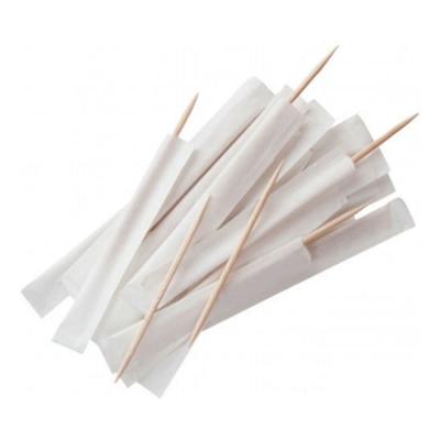 China Disposable Eco - Friendly Individually Wrapped Bamboo Cake Toothpicks for sale