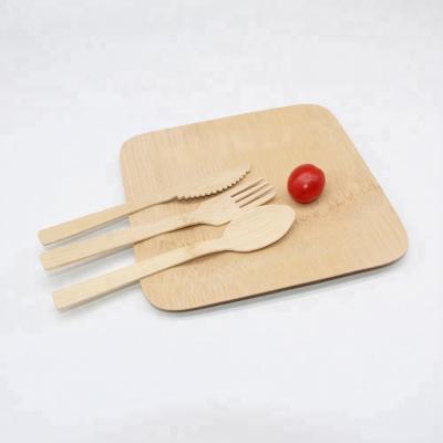 China Hotel and Restaurant Disposable Biodegradable Bamboo Cutlery Cutlery for sale