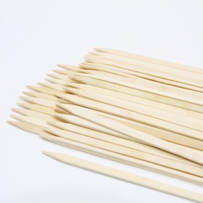 China White Bamboo Craft Easily Cleaned Flat Wooden Sticks for sale