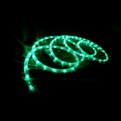 China Waterproof Connectable Flexible Green Garden Rope Lights With PVC Jacket For Deck Pergola Railing Bedroom for sale