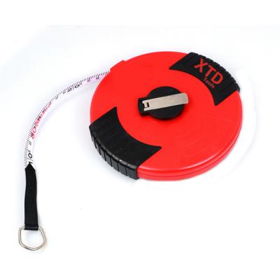 China ABS & Retractable Stainless Steel 10m 20m 30m Tape Auto-lock Logo Retractable Measuring Gauge 50m for sale