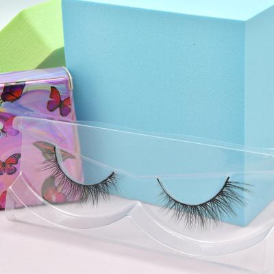 China New Arrival Private Label Beauty Thick Synthetic Creations False Silk 3d Eyelashes for sale