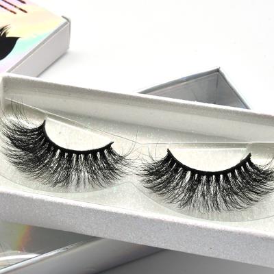 China Custom Thick Lashes Package 20 Pairs Thick Faux Mink Eyelashes Long Natural 3D False Eyelashes Wholesale for sale