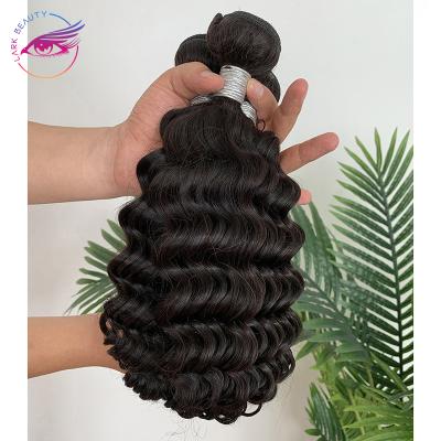 China Brazilian Deep Wave Deep Wave Hair Bundles Hair Weave Extensions 100% Perucas Natural Wigs for sale