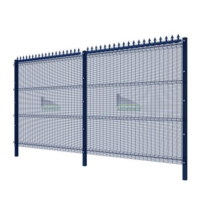 중국 1.8*2.4m High Security Anti-climb 358 Fence Powder Coated Clear Vu Fence 판매용