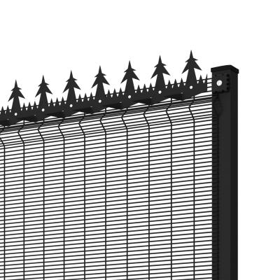 Κίνα 1800*2400m High Security Anti-climb 358 Fence Powder Coated Clear vu Fence προς πώληση