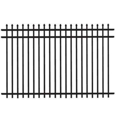 Chine Ornamental tubular gate design Security Wrought Iron garrison steel fence à vendre