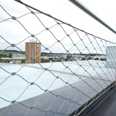 Κίνα 7x7 structure rope mesh railing stainless steel wire rope mesh netting for balustr προς πώληση