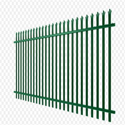 중국 Powder Coated Steel Euro Palisade Fence Design Station Garden Fencing 판매용