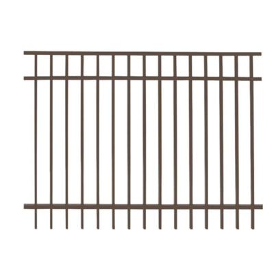 China new design low price high quality PVC painted galvanized steel palisade fence zu verkaufen