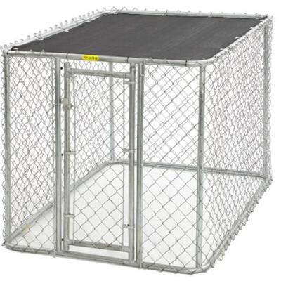 China 4ft.W x 6ft.L x 4ft.H, Heavy Duty Pet Chain Link Kennel Dog Cages System For easy portability for sale