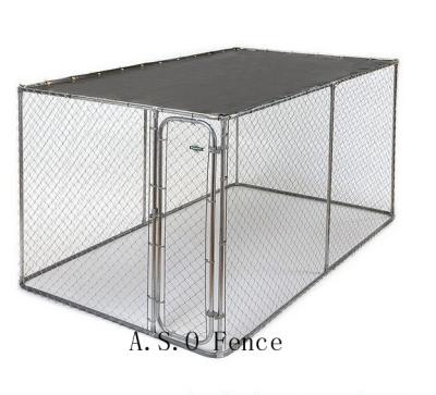 China High quality outdoor metal cheap chain link dog kennels direct factory for sale