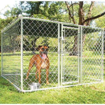 China Large Outdoor Foldable Wire Mesh Fencing Dog Kennel for sale