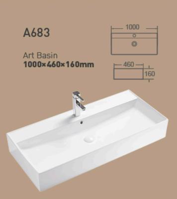 China Chaozhou Reasonable Price Art Basin Modern Ceramic Bathroom for sale