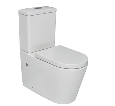 China Automatic Operation Chaozhou Construction WC Toilet Australia Watermark Two Piece Toilet A3988C for sale