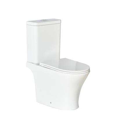 China Automatic Operation Factory Price Two Piece Long Toilet And Basins for sale