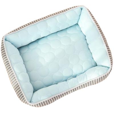 China Breathable Pet Kennel Candy Color Teddy Pet Bed Small and Medium Dog Cat Golden Retriever Kennel Dog Bed for sale