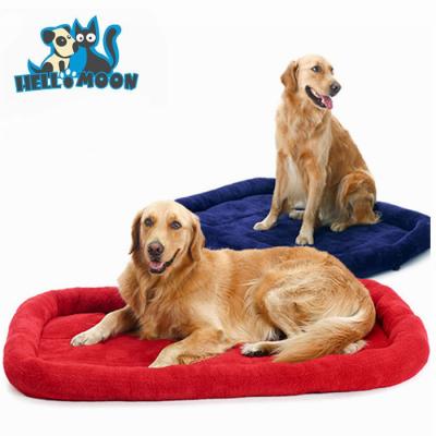 China Mechanical Washing Large Size Pet Cushion Warm Sleeping Bed Pet Room Mat Large Dog Bed for sale